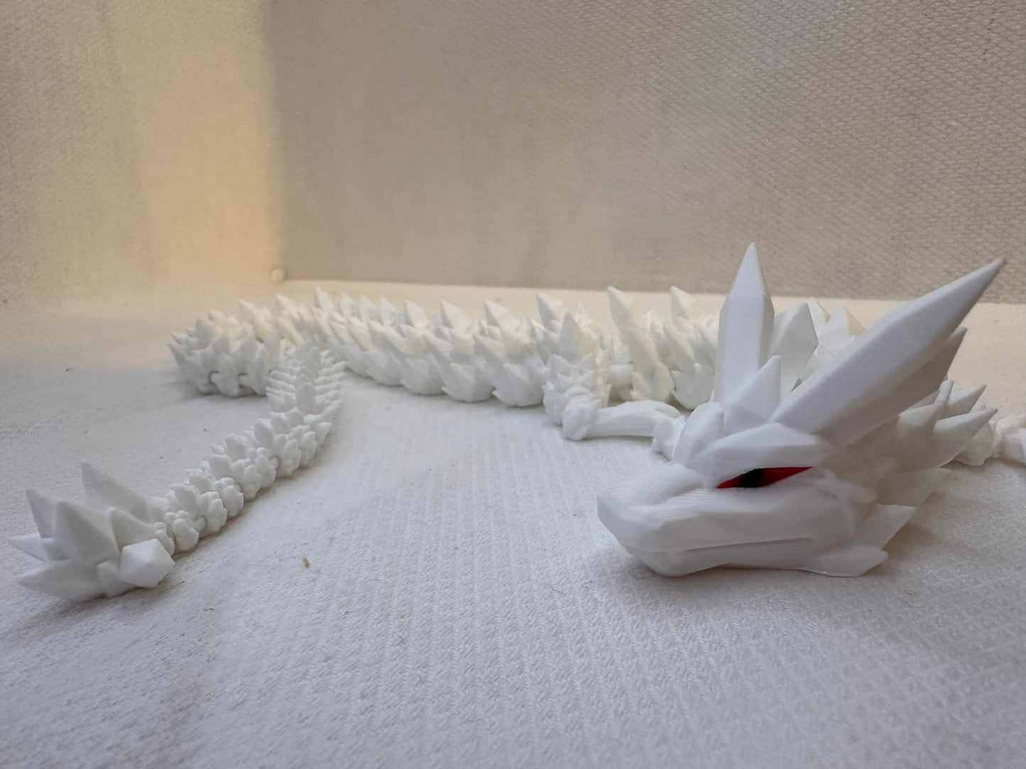 3D Printed Articulating Crystal Dragons Fidget